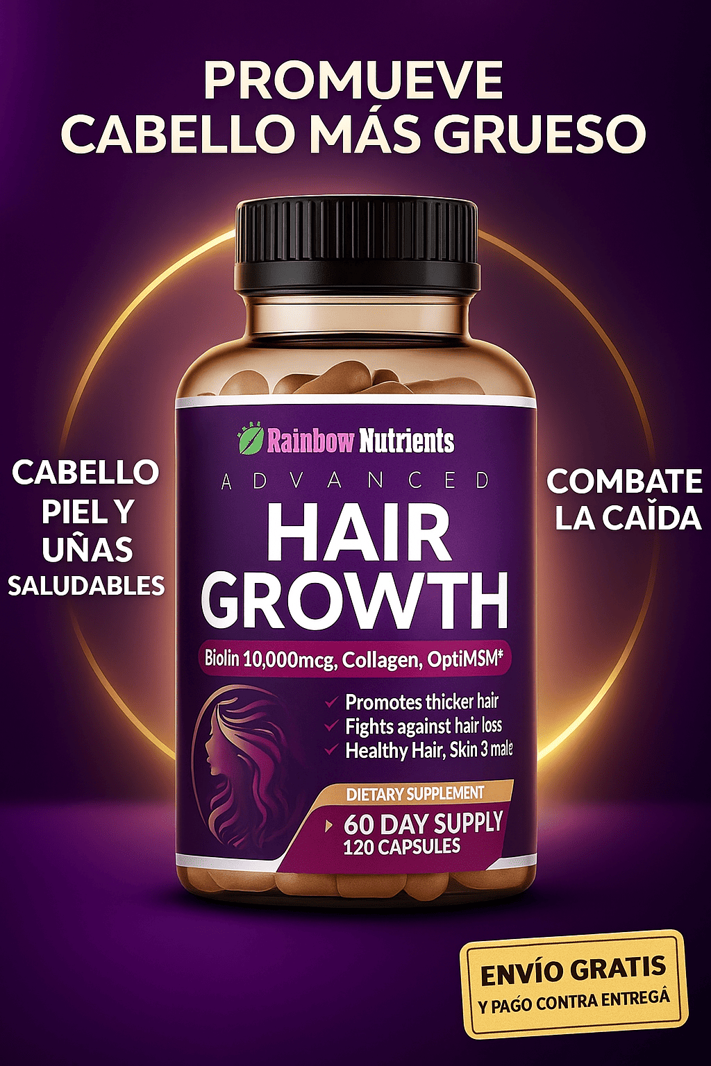 ¿QUIERES RECUPERA TU CABELLO, UÑAS Y PIEL JOVEN?