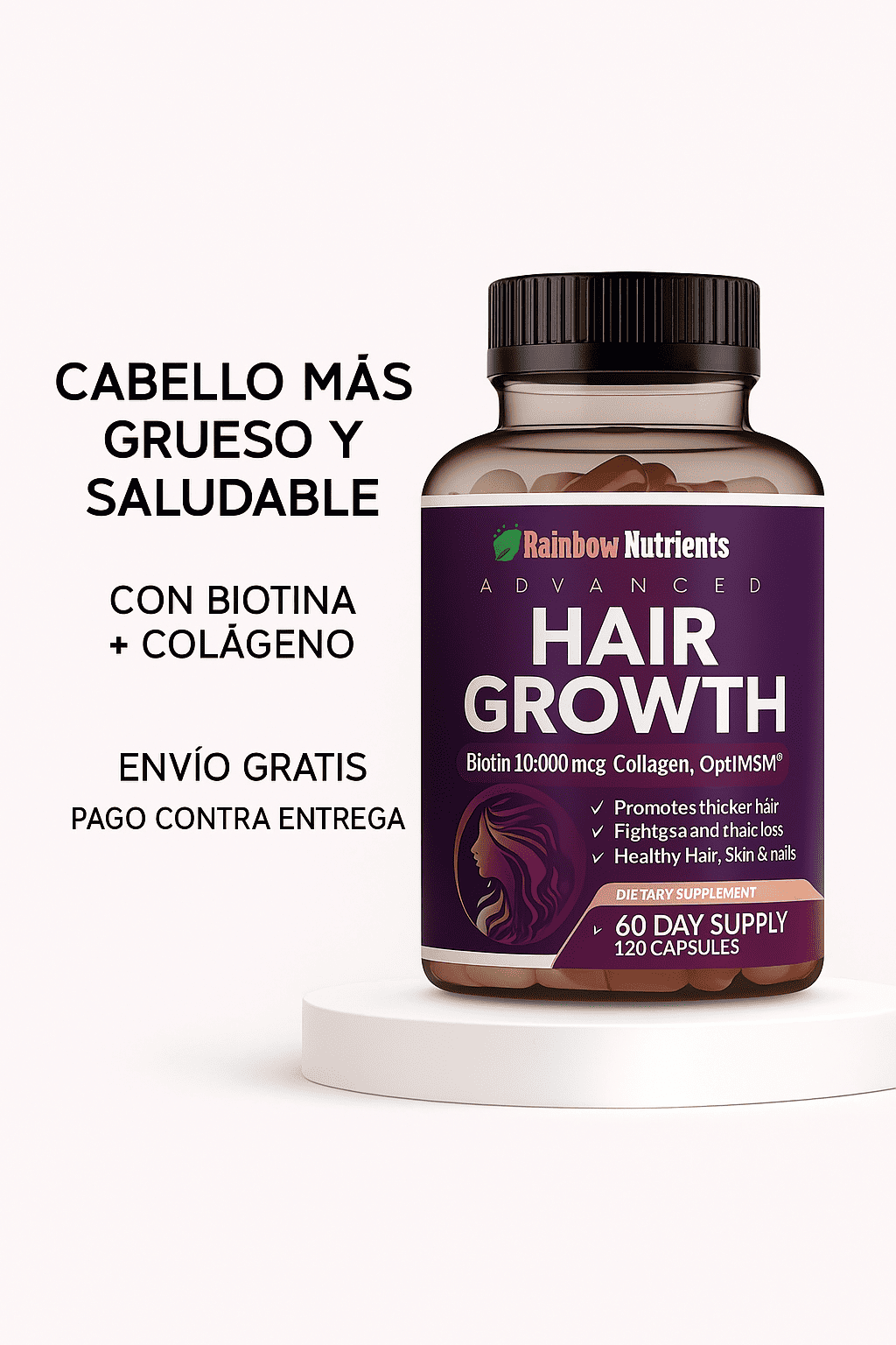 ¿QUIERES RECUPERA TU CABELLO, UÑAS Y PIEL JOVEN?