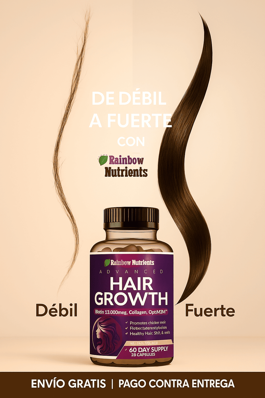¿QUIERES RECUPERA TU CABELLO, UÑAS Y PIEL JOVEN?