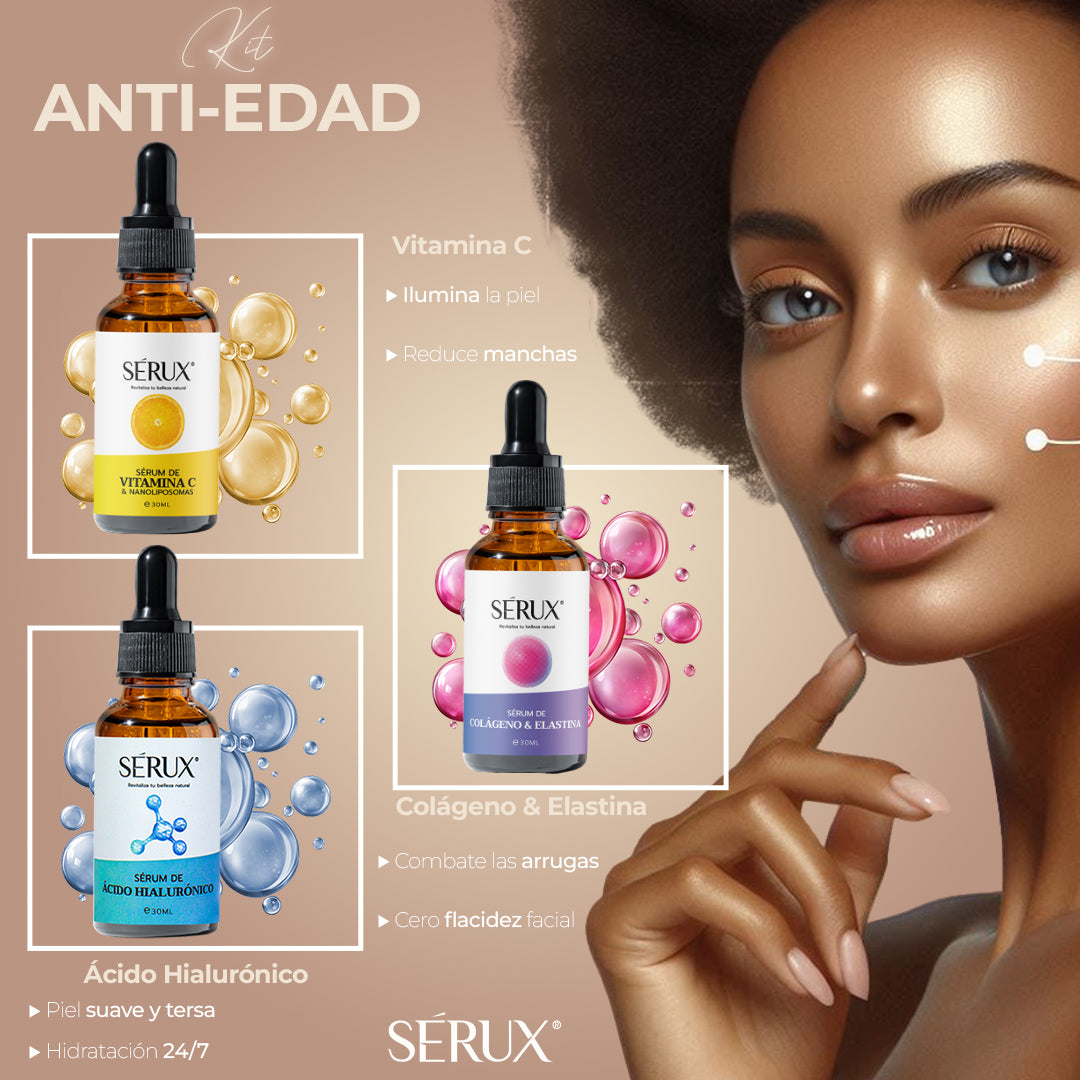 Combo Anti-Edad Serux: La Fórmula Perfecta para una Piel Joven y Radiante
