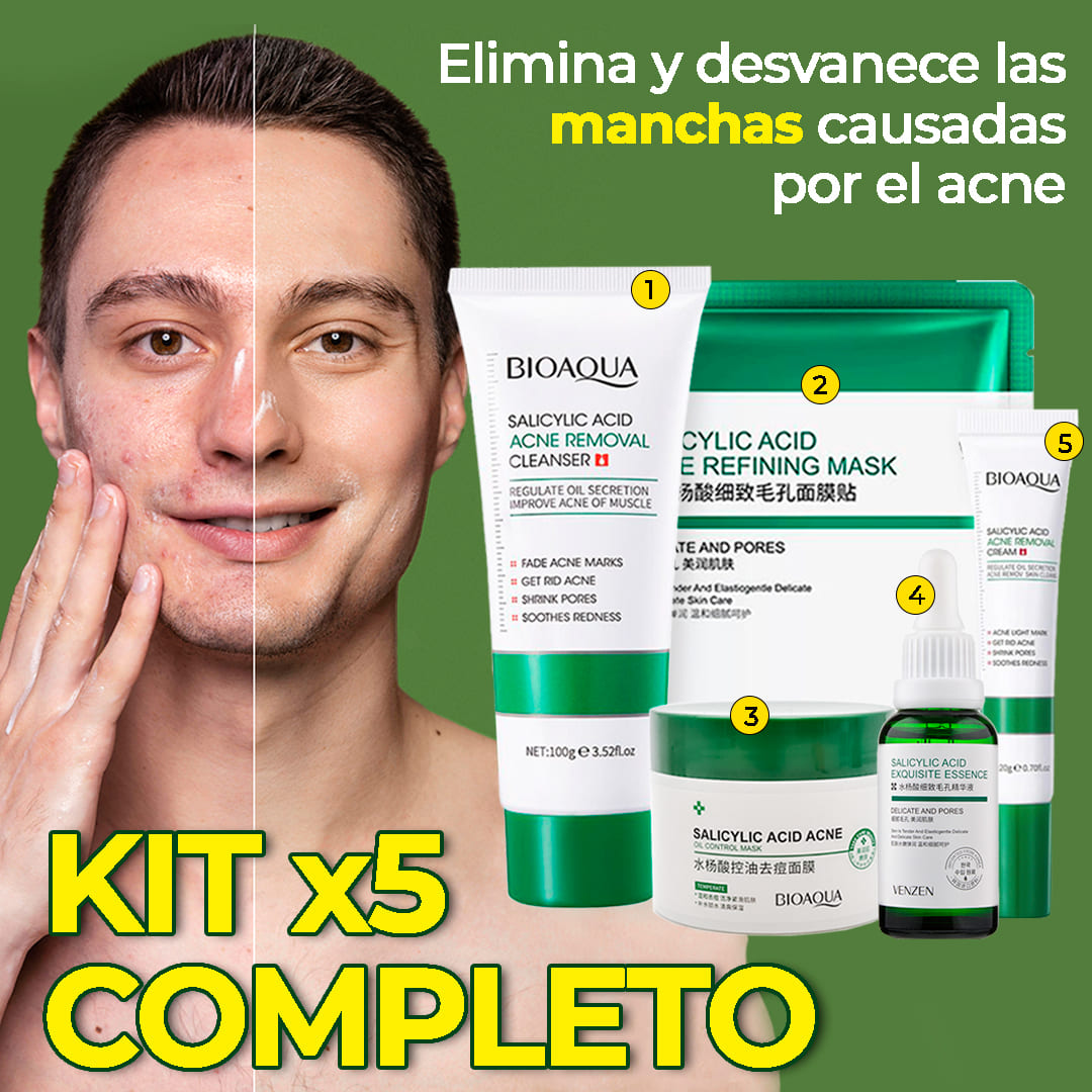 RUTINA ANTIACNE X5 PRODUCTOS + ENVIO GRATIS